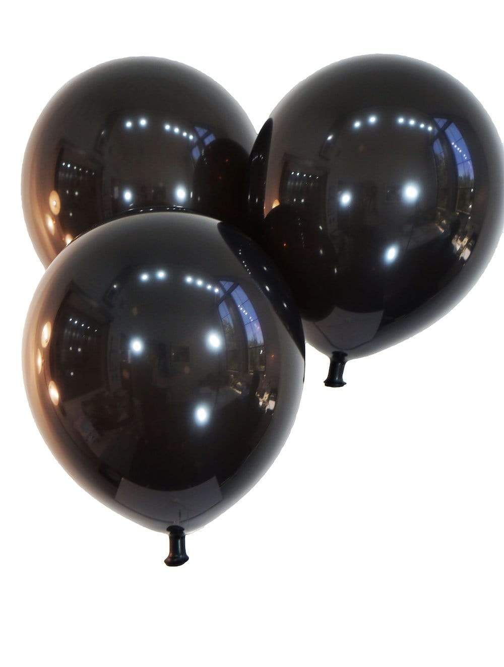Creative Latex Midnight Black 12″ Latex Balloons (144 count)