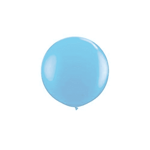Creative Latex Pastel Baby Blue Celebrity/Decorator 36″ Spherical Latex Balloons (10)