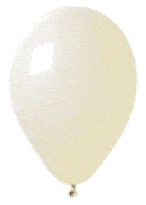 Pastel White Celebrity/Decorator 5″ Latex Balloons (144)