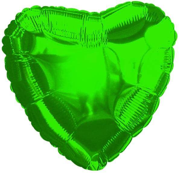 CTI Mylar & Foil Green Heart 18″ Balloon