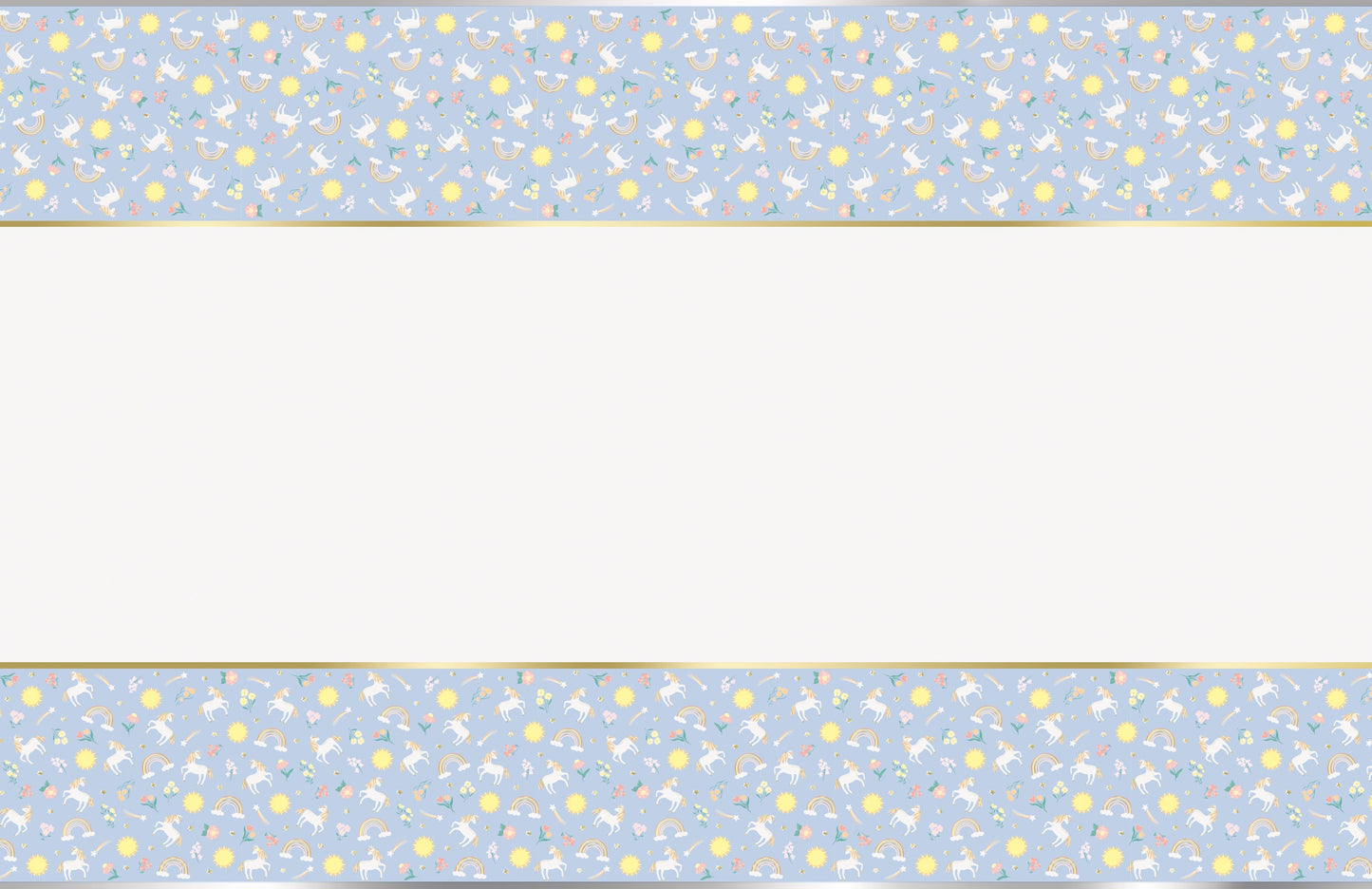 Dainty Unicorn Magical Foil Tablecover by Unique from Instaballoons