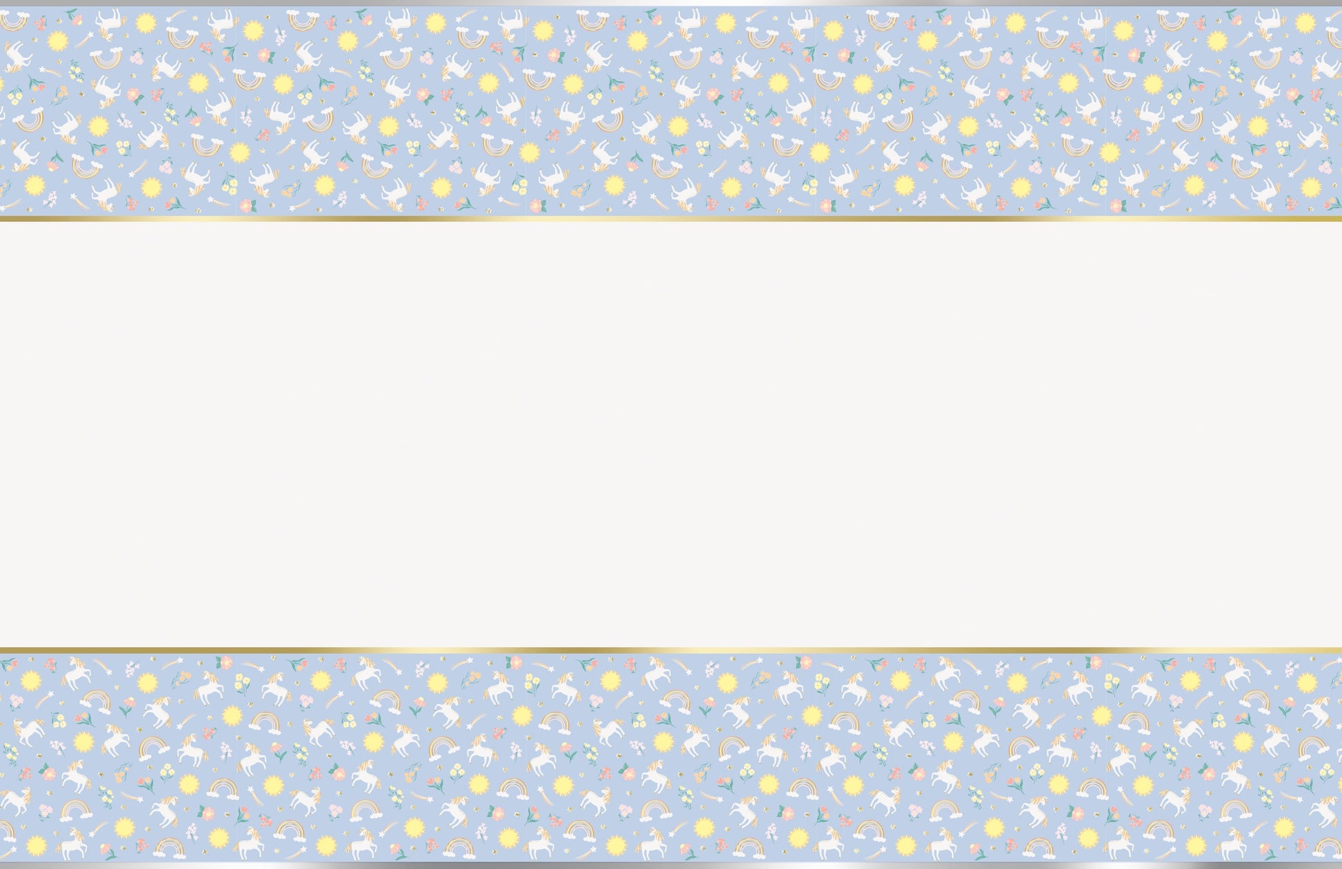 Dainty Unicorn Magical Foil Tablecover by Unique from Instaballoons