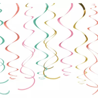 Deco Swirls - Pastel by Amscan from Instaballoons