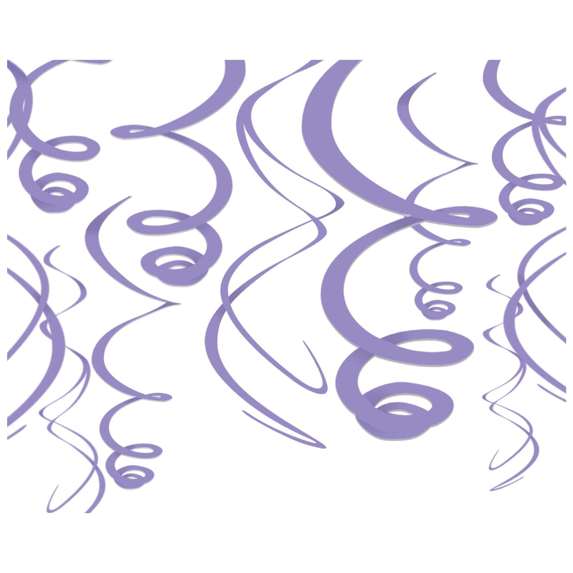 Deco Swirls - PL New Purple by Amscan from Instaballoons