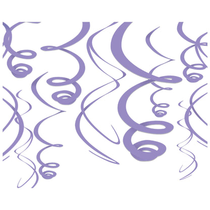 Deco Swirls - PL New Purple by Amscan from Instaballoons