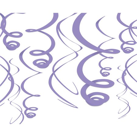 Deco Swirls - PL New Purple by Amscan from Instaballoons