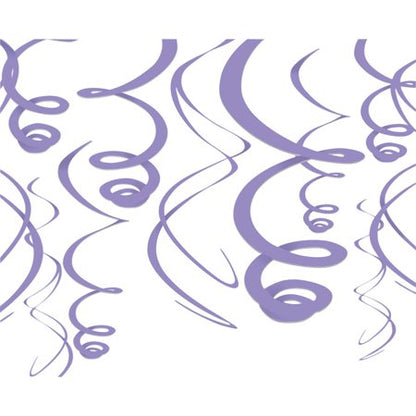 Deco Swirls - PL New Purple by Amscan from Instaballoons
