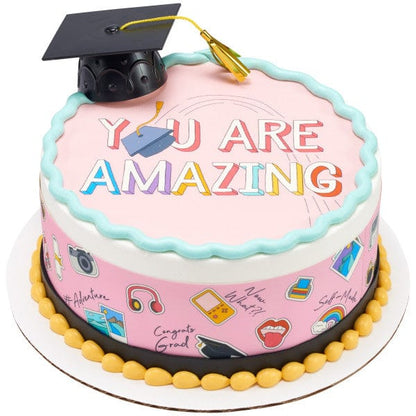 DecoPac Mylar & Foil Grad Cap with Tassel Balloons (3 count)