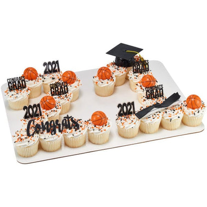 DecoPac Mylar & Foil Grad Cap with Tassel Balloons (3 count)