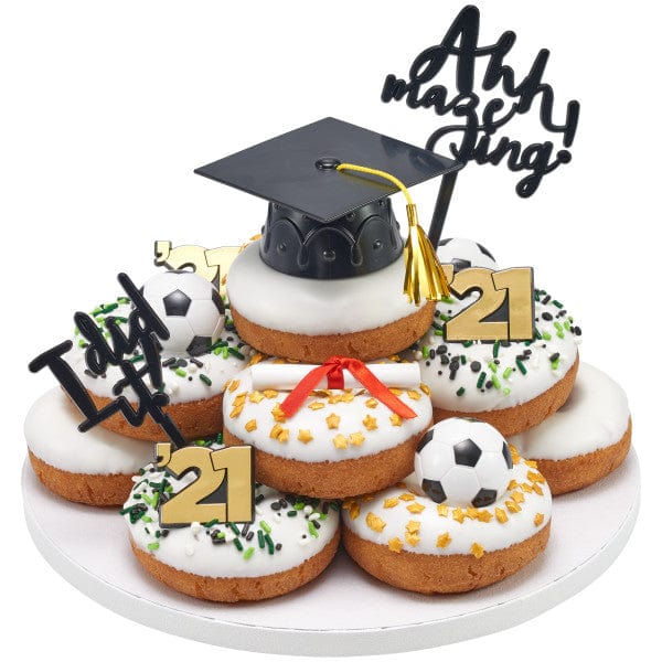 DecoPac Mylar & Foil Grad Cap with Tassel Balloons (3 count)