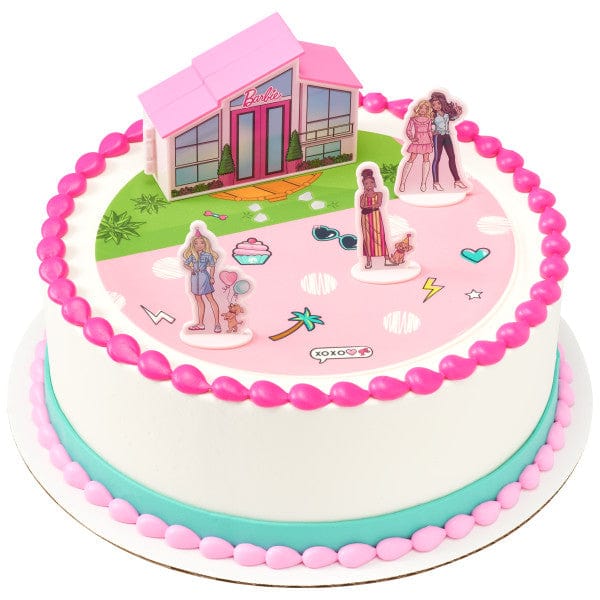 DecoPac Party Supplies Barbie Cake Kit  (4 count)