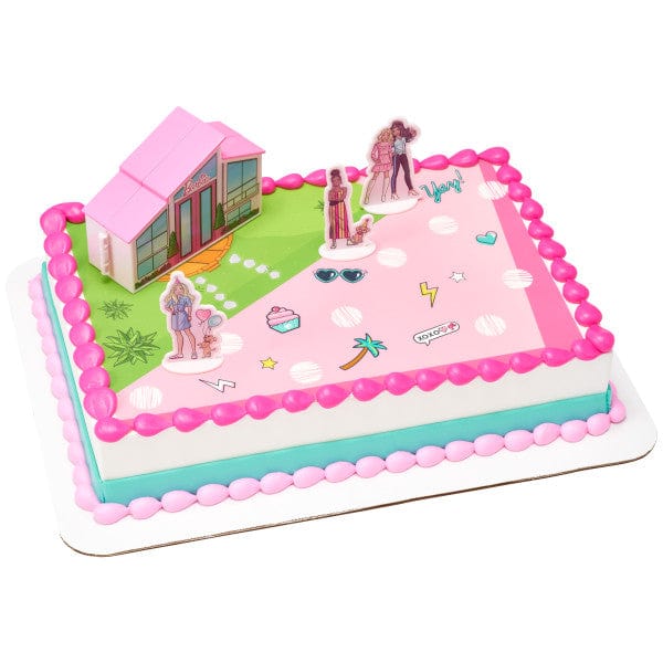DecoPac Party Supplies Barbie Cake Kit  (4 count)