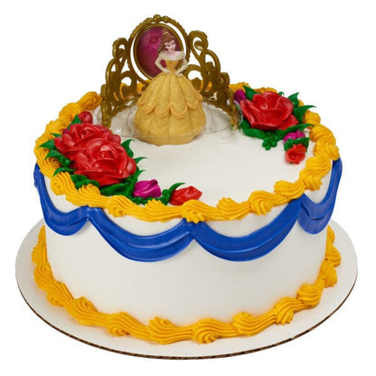 DecoPac Party Supplies Belle Beautiful Rose Cake Kit Metal Balloon