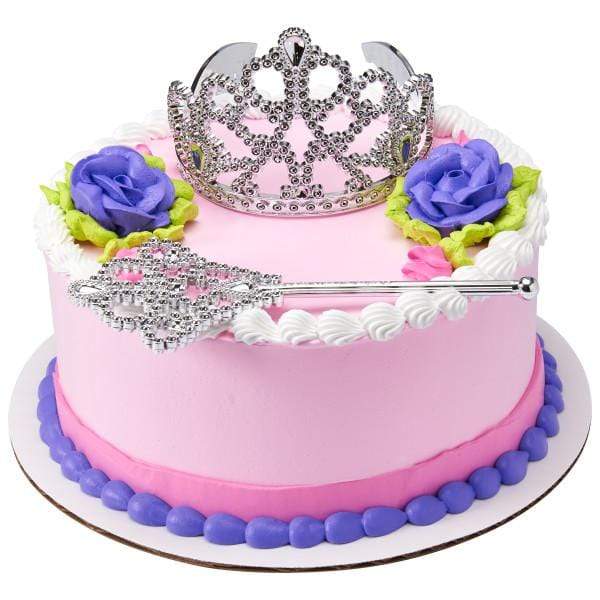 DecoPac Party Supplies Cake Kit Crown & Scepter (6 set)