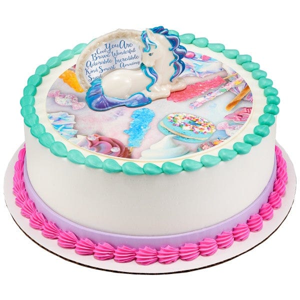 DecoPac Party Supplies Enchanting Unicorn Cake Kit