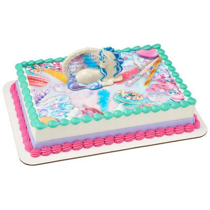 DecoPac Party Supplies Enchanting Unicorn Cake Kit