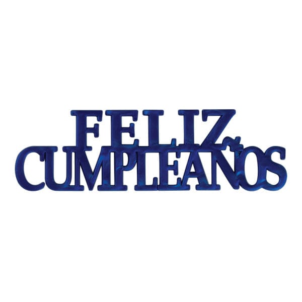 DecoPac Party Supplies Feliz Cumpleaños Script Cake Kit (48 count)