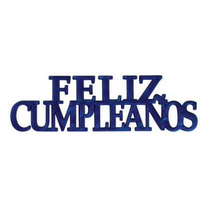 DecoPac Party Supplies Feliz Cumpleaños Script Cake Kit (48 count)
