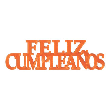 DecoPac Party Supplies Feliz Cumpleaños Script Cake Kit (48 count)