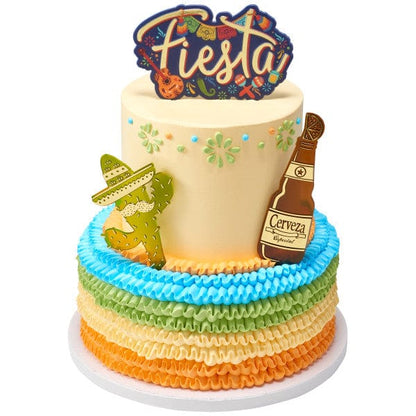 DecoPac Party Supplies Fiesta Cerveza Cake Kit (3 count)