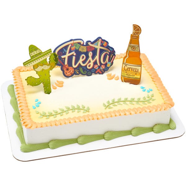 DecoPac Party Supplies Fiesta Cerveza Cake Kit (3 count)