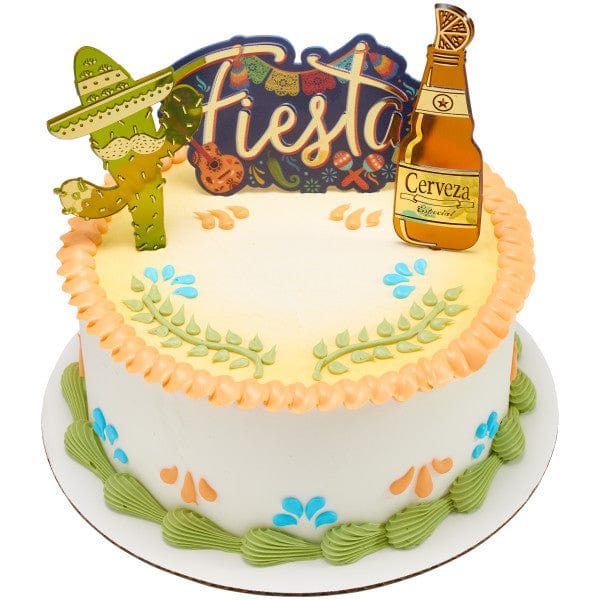 DecoPac Party Supplies Fiesta Cerveza Cake Kit (3 count)