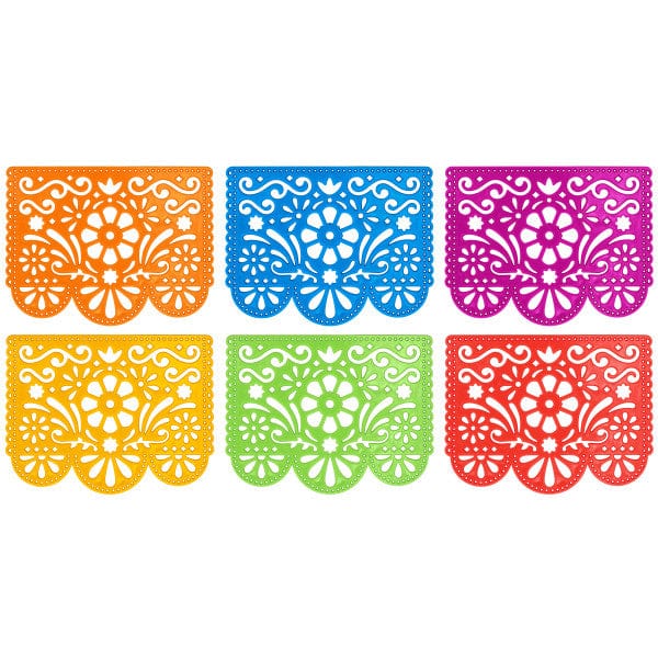 DecoPac Party Supplies Lay-On Picado Cutouts (18 count)