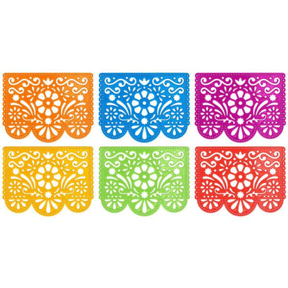 DecoPac Party Supplies Lay-On Picado Cutouts (18 count)