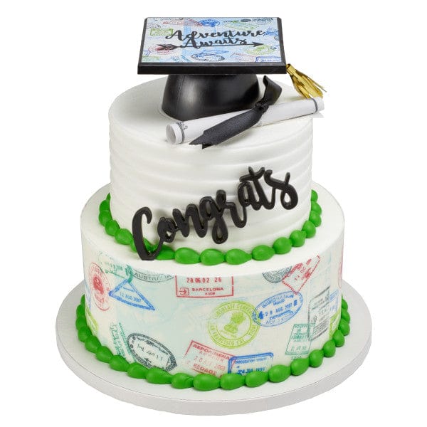 DecoPac Party Supplies Layon Congratulations Script (12 count)