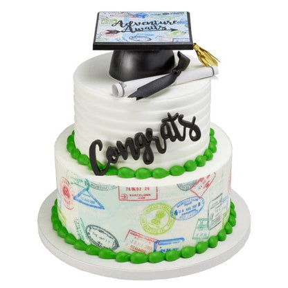 DecoPac Party Supplies Layon Congratulations Script (12 count)