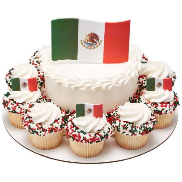 DecoPac Party Supplies Mexican Flag  (72 count)