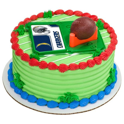 DecoPac Party Supplies NFL Football Los Angeles Chargers Cake Decorating Kit