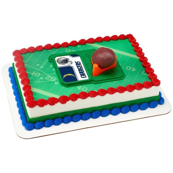 DecoPac Party Supplies NFL Football Los Angeles Chargers Cake Decorating Kit