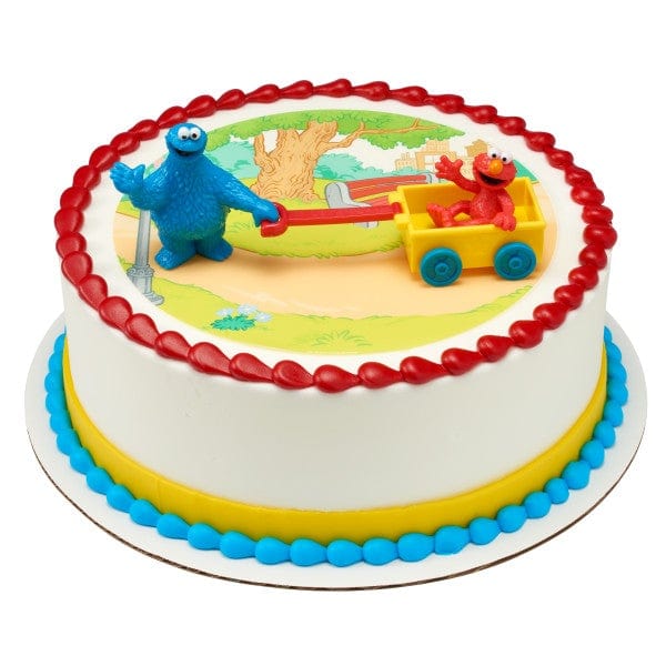DecoPac Party Supplies Sesame St Play Cake Kit