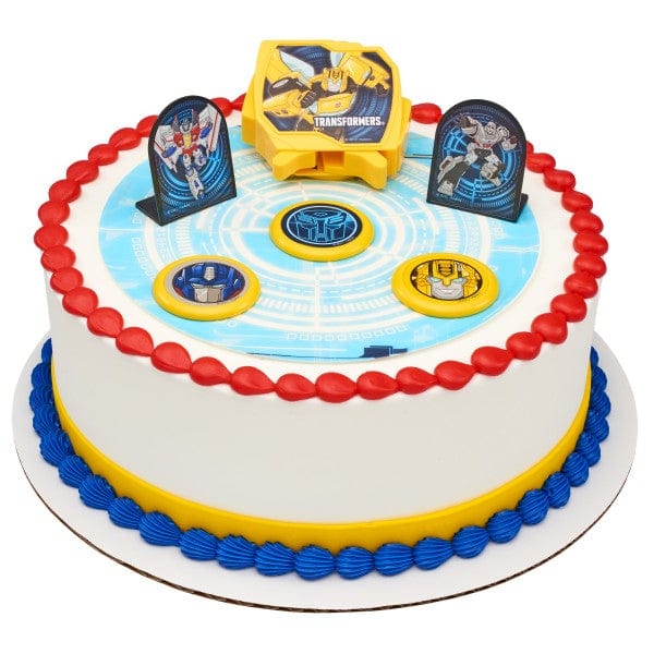 DecoPac Party Supplies Transformers Autobot Battle Cake Kit