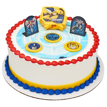 DecoPac Party Supplies Transformers Autobot Battle Cake Kit
