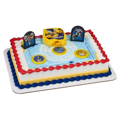 DecoPac Party Supplies Transformers Autobot Battle Cake Kit