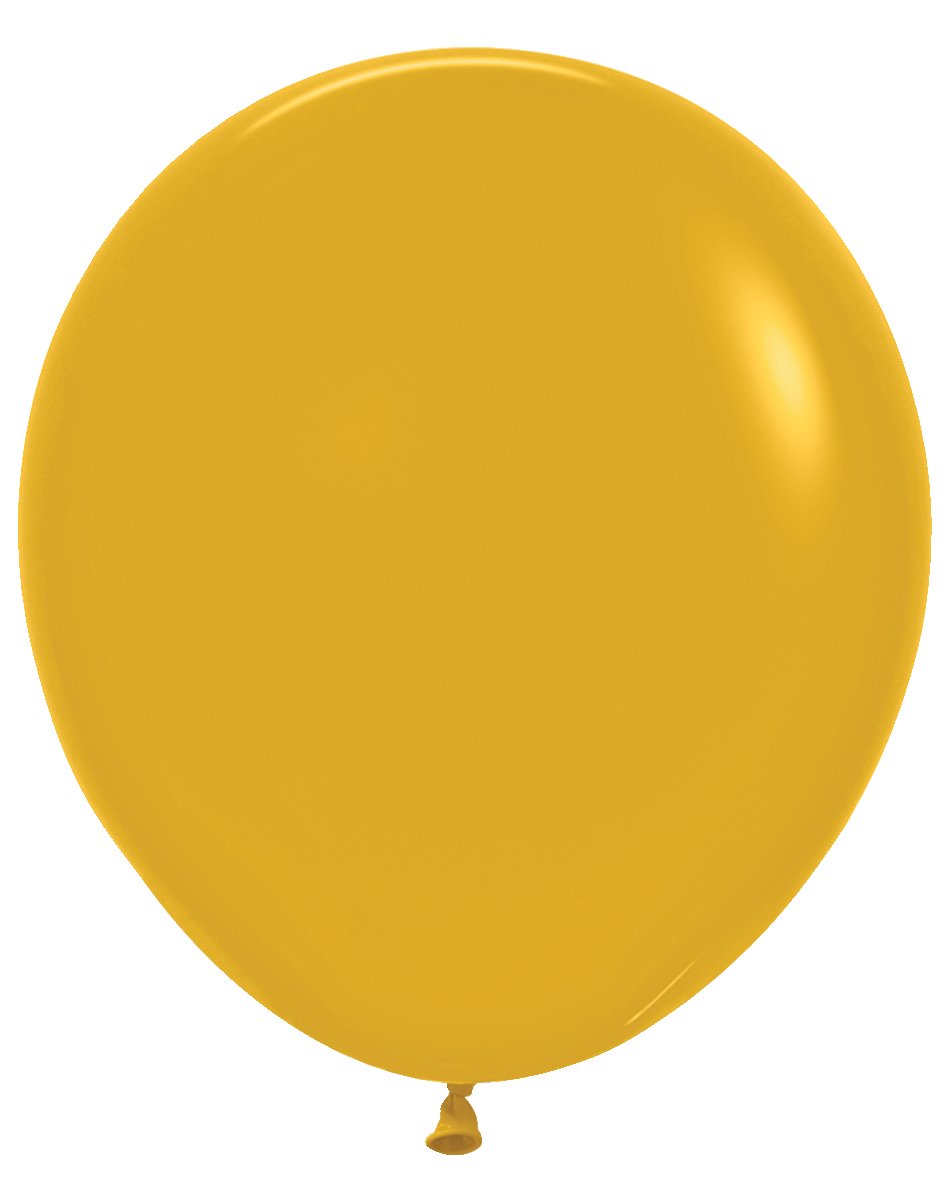 Deluxe Mustard 18″ Latex Balloons by Betallic from Instaballoons