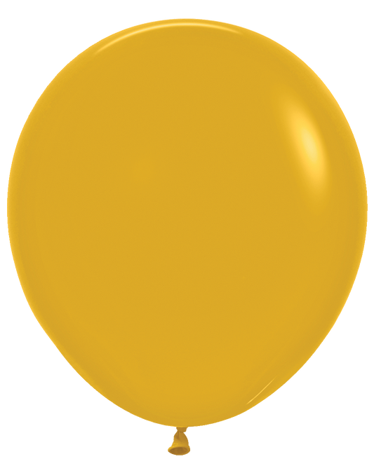 Deluxe Mustard 18″ Latex Balloons by Betallic from Instaballoons