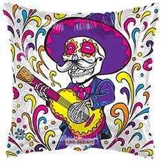 Dia De Los Muertos Calaveras Foil Balloons by Convergram from Instaballoons