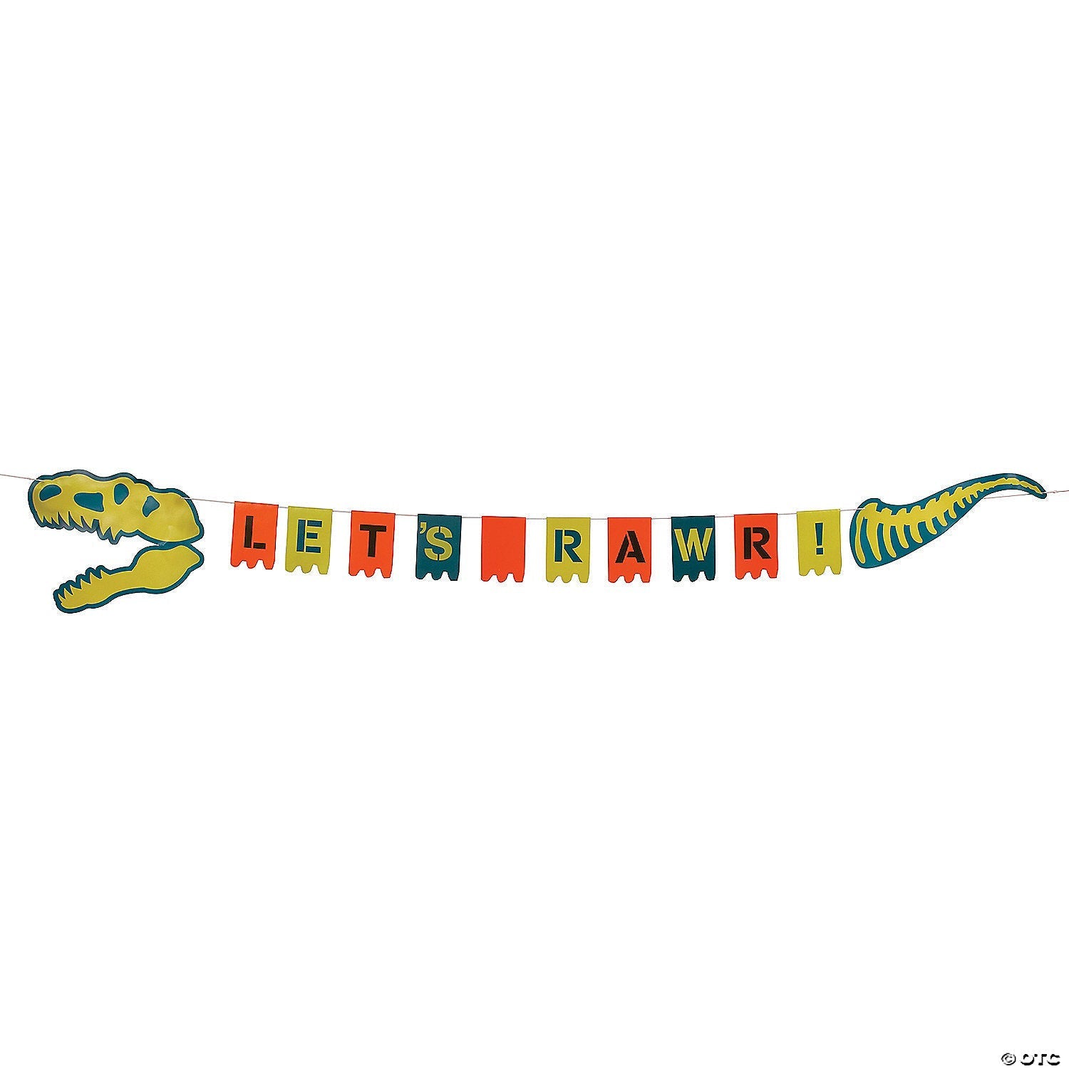 Dino Dig Dinosaur LETS RAWR Garland by Fun Express from Instaballoons