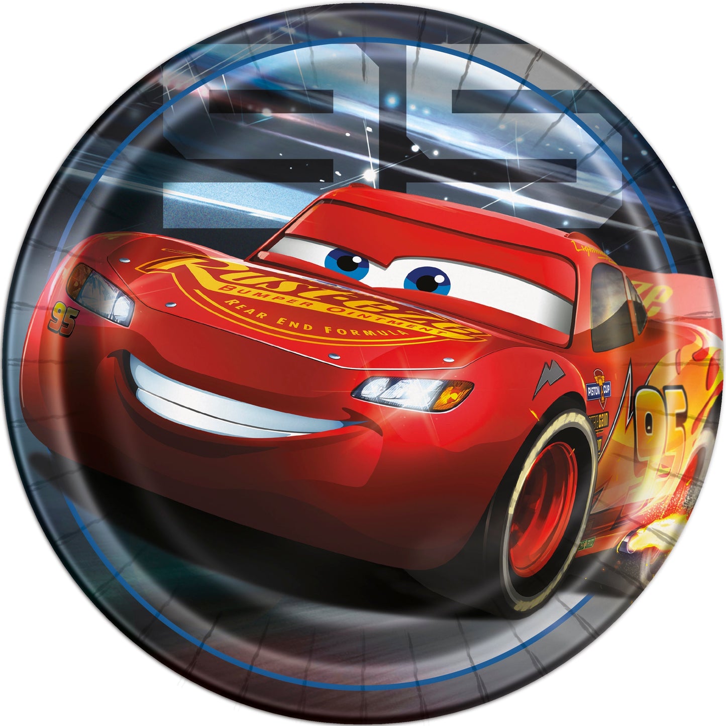Disney Cars 3 Paper Plates 9″ by Unique from Instaballoons