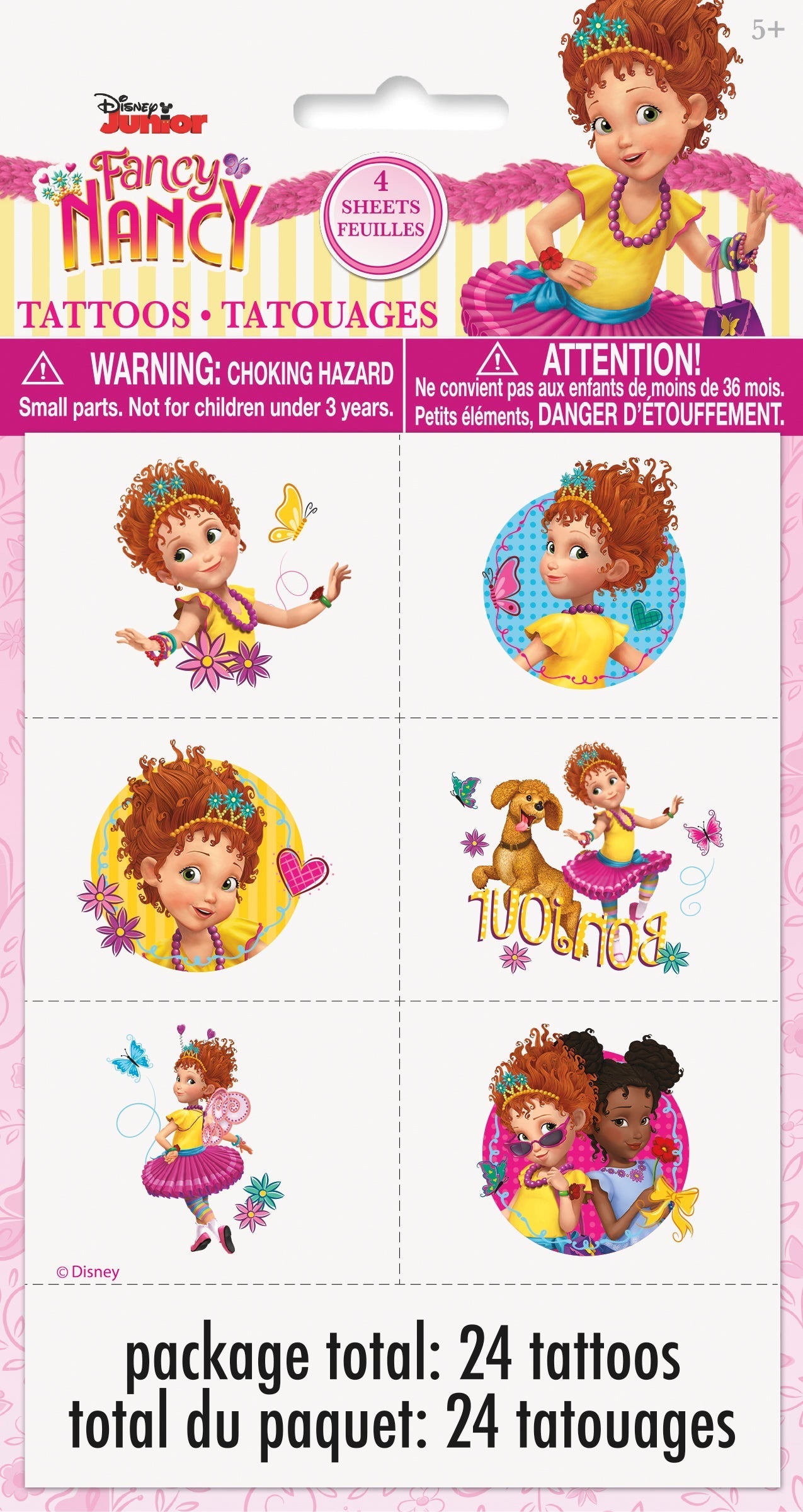 Disney Fancy Nancy Tattoos by Unique from Instaballoons