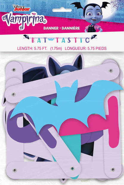 Disney Vampirina Bat-Tastic Banner by Unique from Instaballoons
