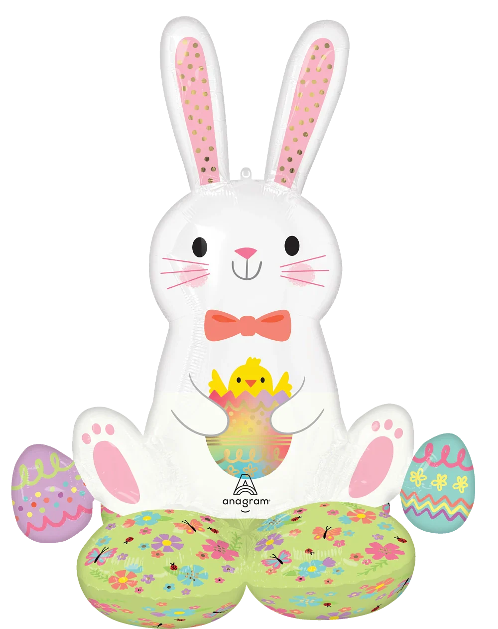 Easter Bunny Love Airloonz 45″ Foil Balloon by Anagram from Instaballoons