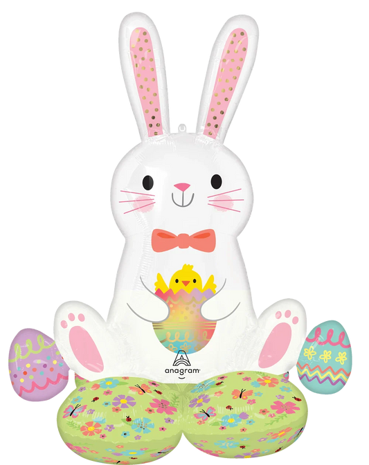 Easter Bunny Love Airloonz 45″ Foil Balloon by Anagram from Instaballoons
