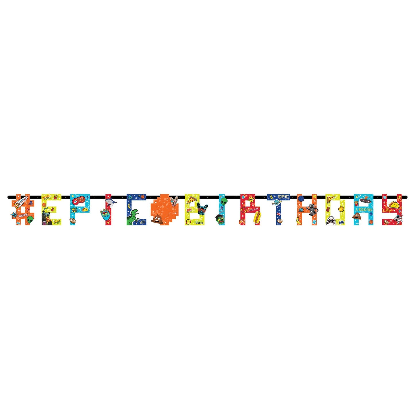 Epic Party Customizable Age Banner by Amscan from Instaballoons