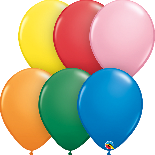 Standard Assortment 9″ Latex Balloons (100 count)