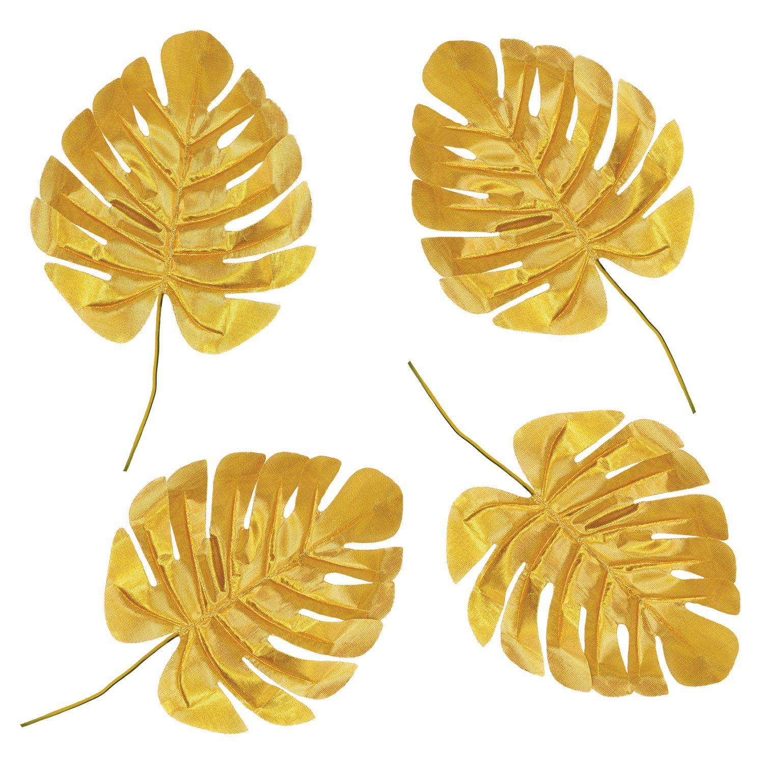 Fabric Gold Palm Leaves by Beistle from Instaballoons