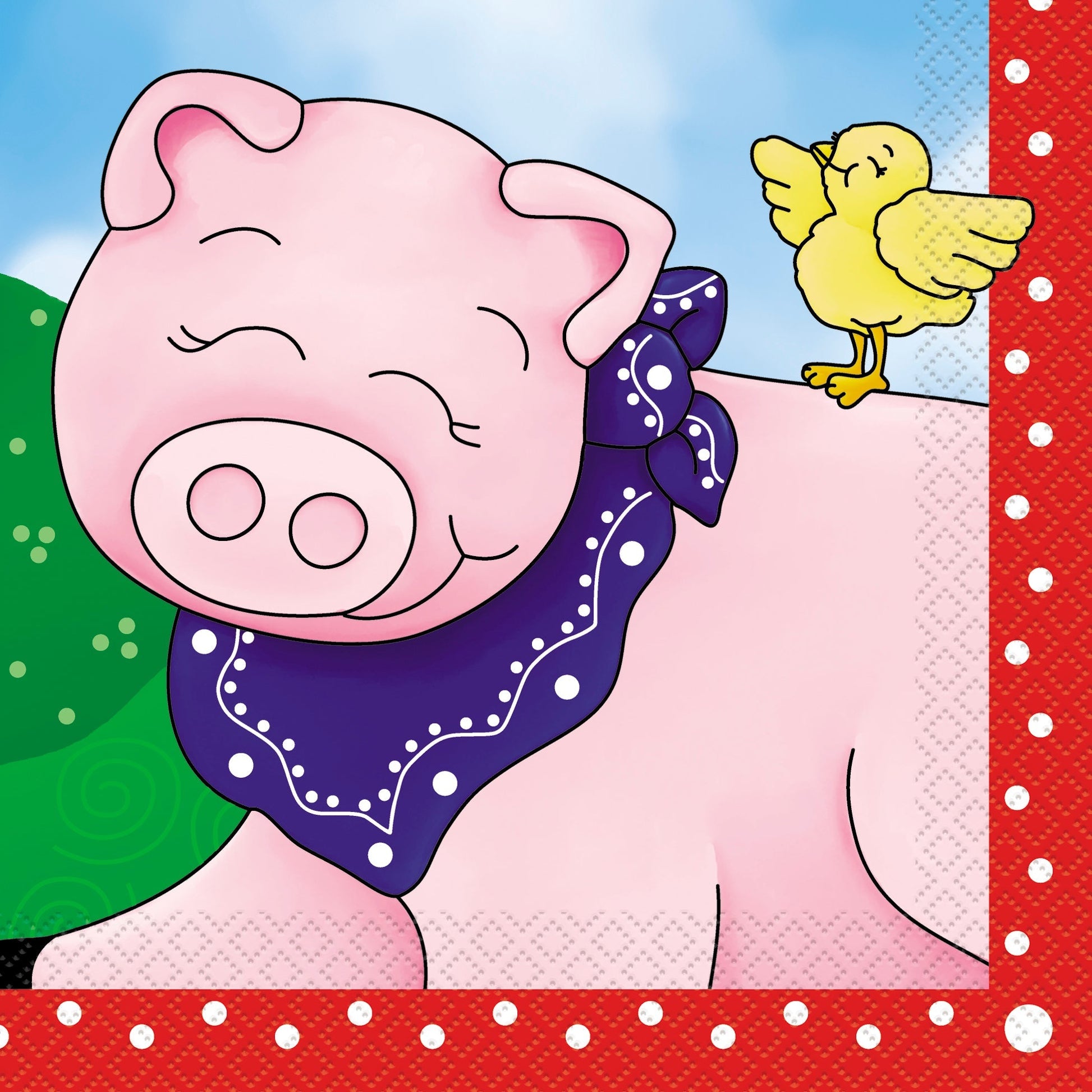 Farm Friends Lunch Napkins by Unique from Instaballoons